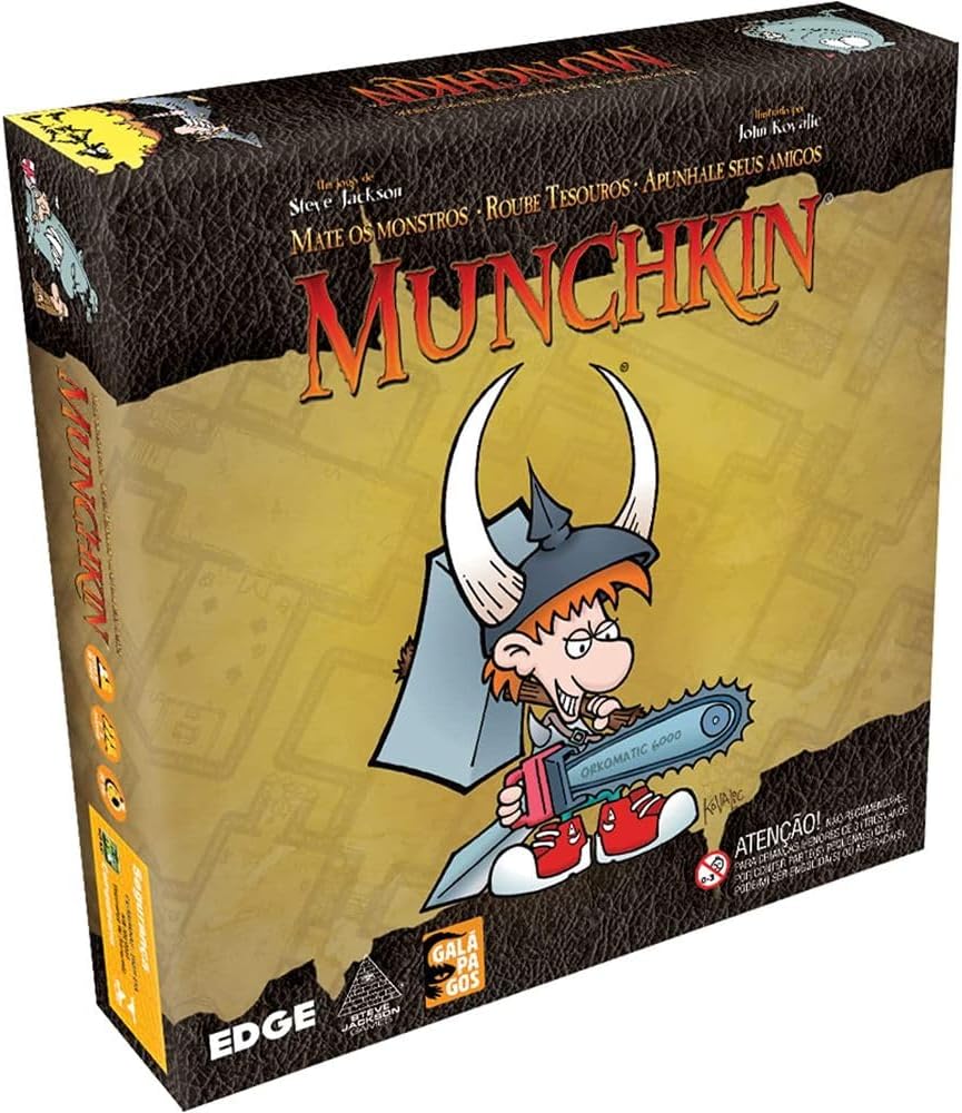 Asmodee Munchkin Jogo de Cartas - 3 a 6 Jogadores, Idade +10, Partidas de até 90 Minutos