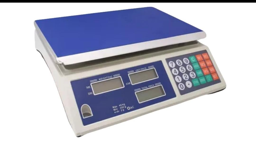 Balança Eletrônica Digital 40kg - Precisão e Design Compacto