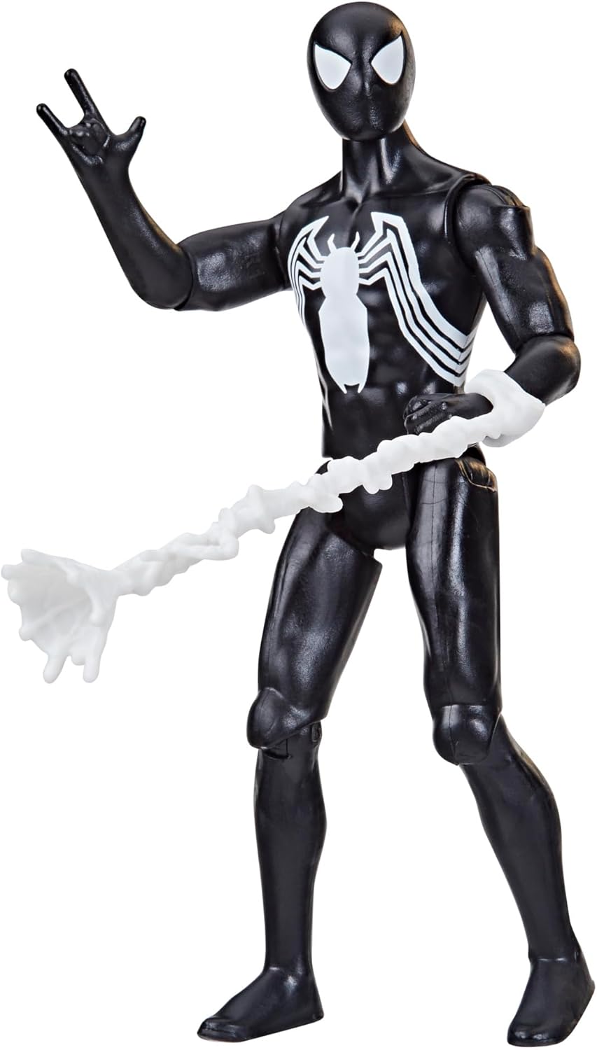 Boneco Homem-Aranha Traje Preto Articulado 10 cm — foto 4