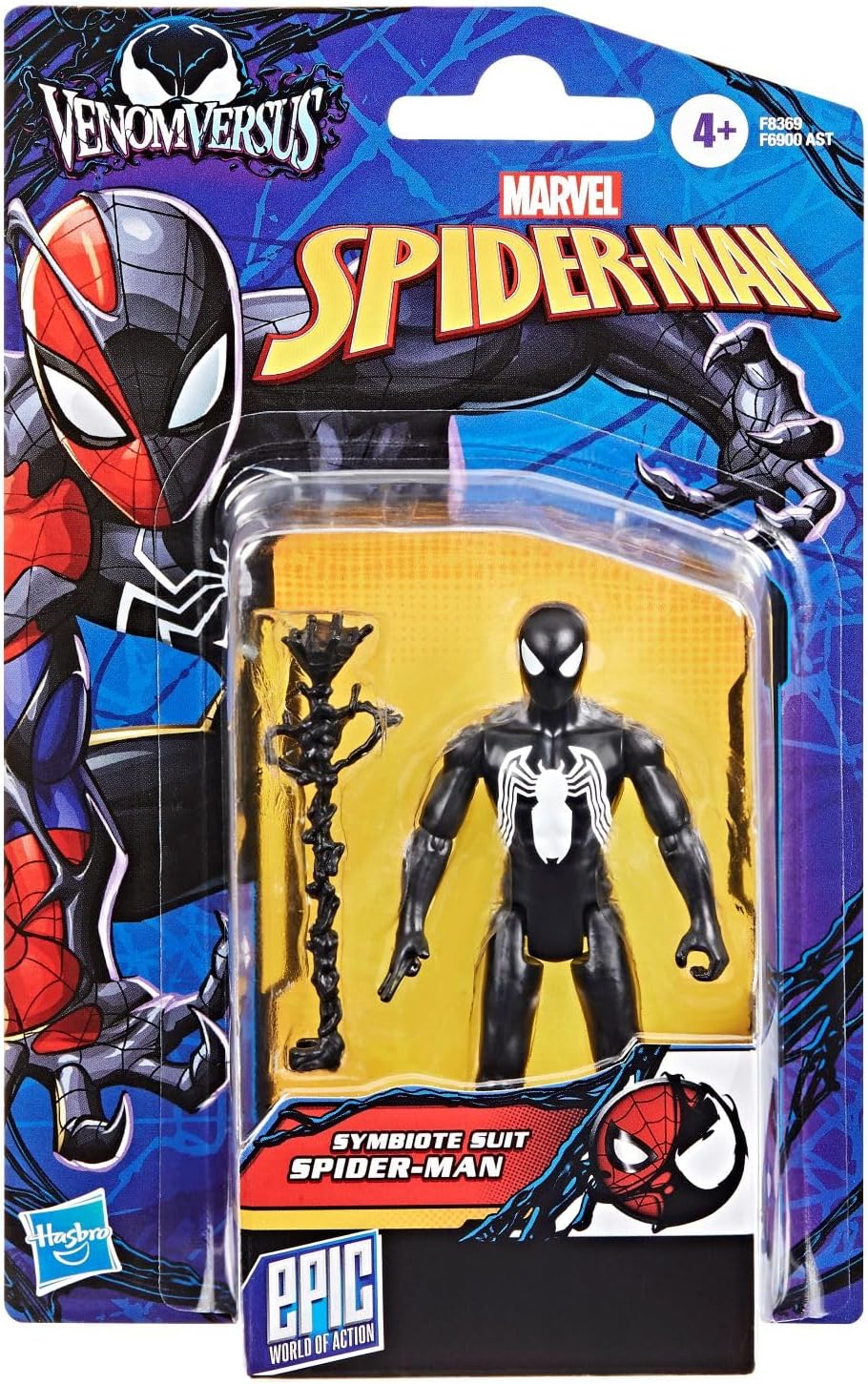 Boneco Homem-Aranha Traje Preto Articulado 10 cm — foto 2