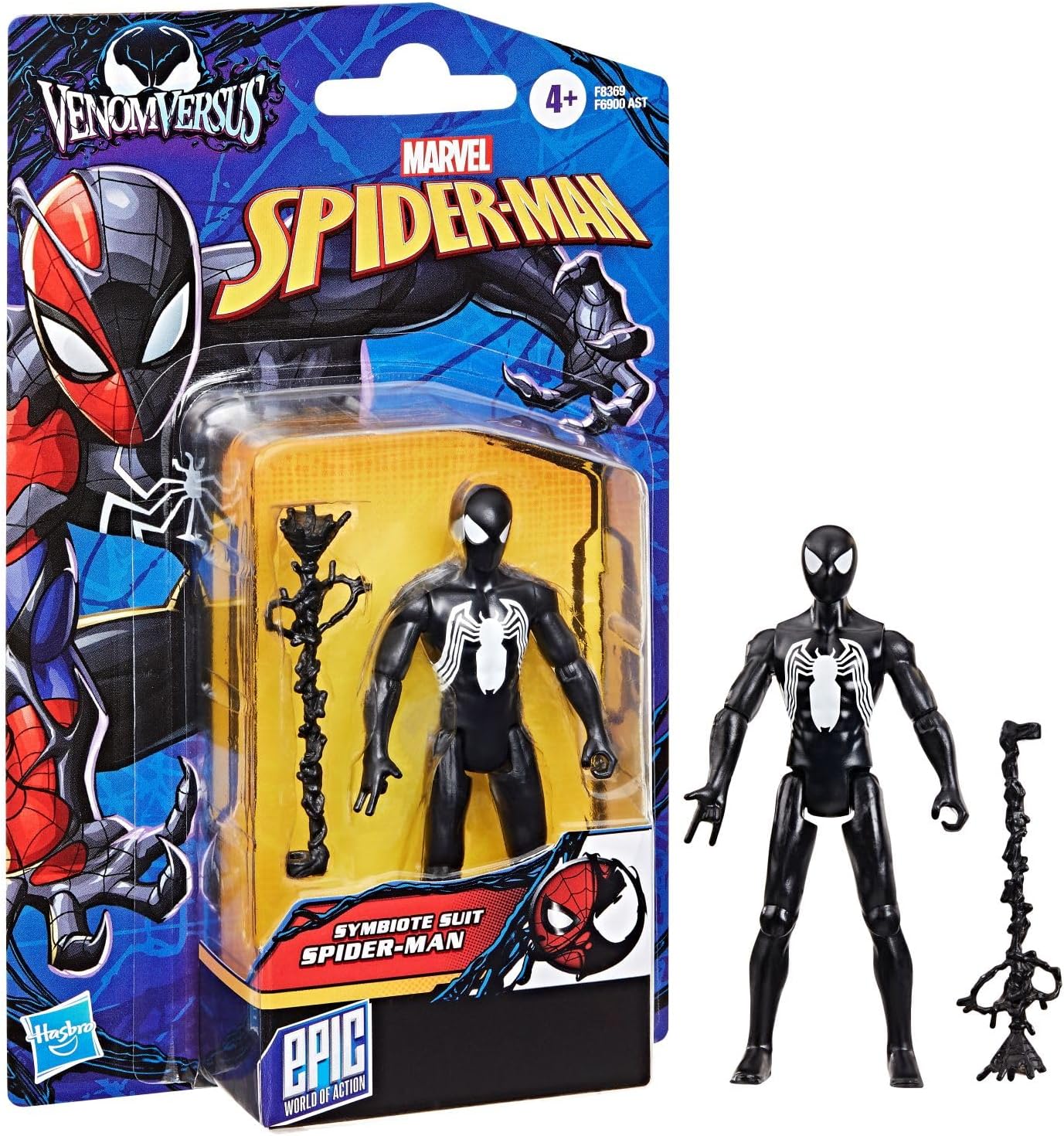 Boneco Homem-Aranha Traje Preto Articulado 10 cm — foto 3