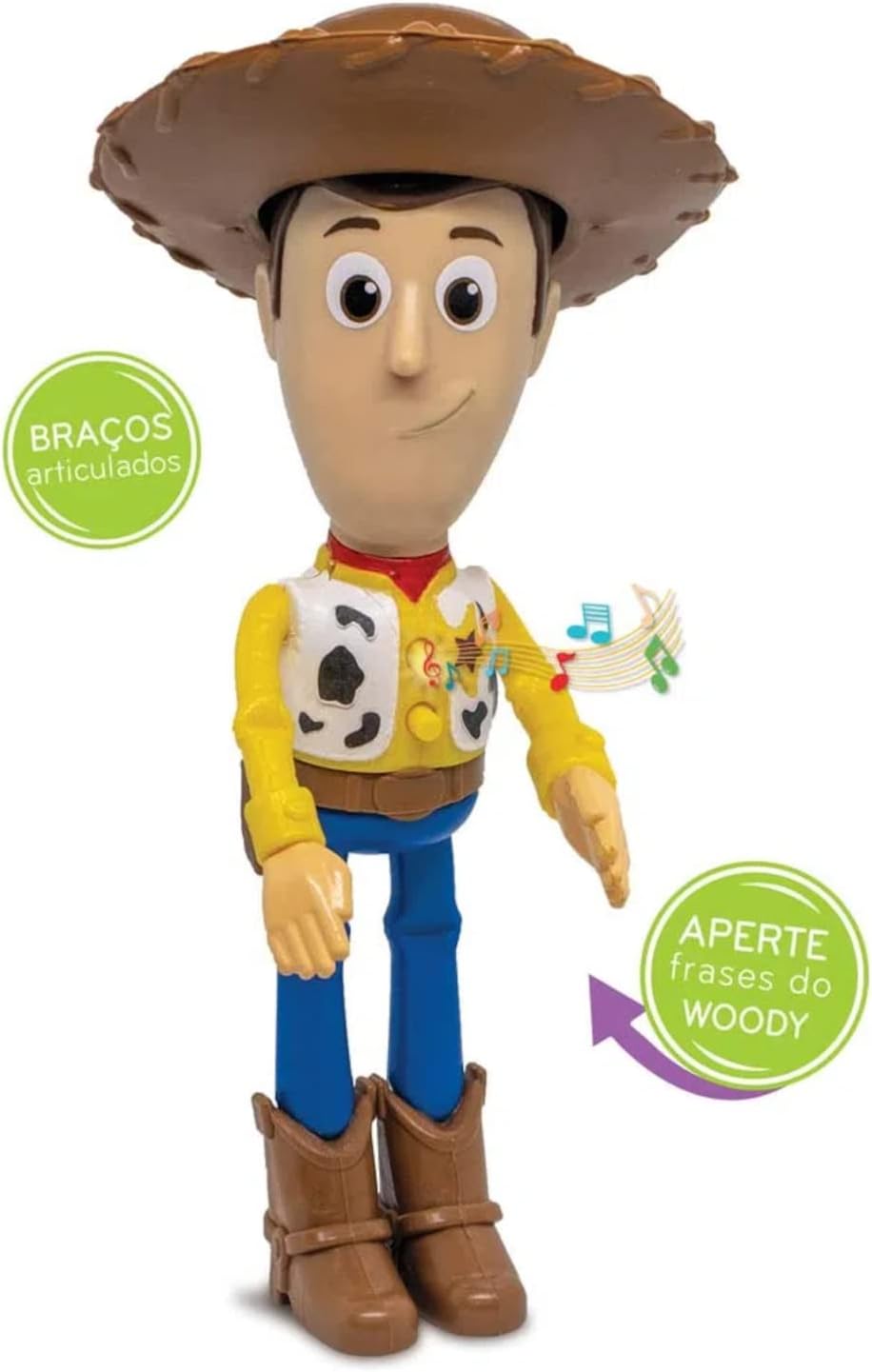Boneco Woody Articulado com Frases do Filme Toy Story — foto 4