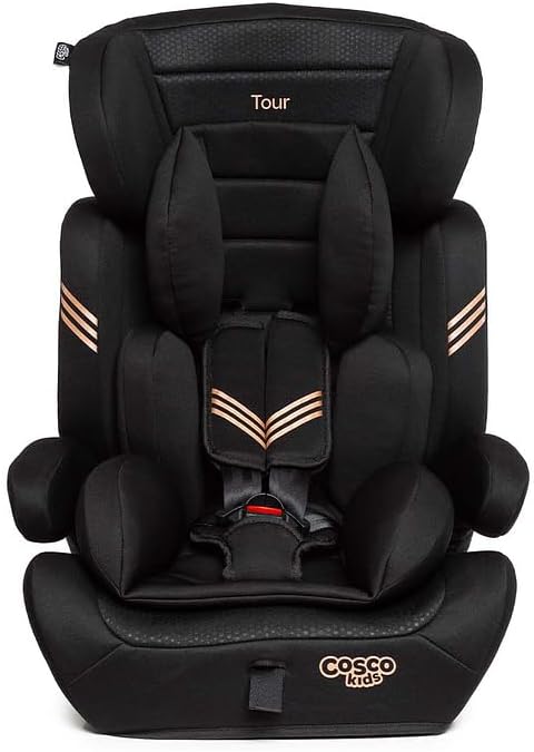 Cadeirinha Cosco Kids Tour, 9 a 36 Kg, Preto Bronze