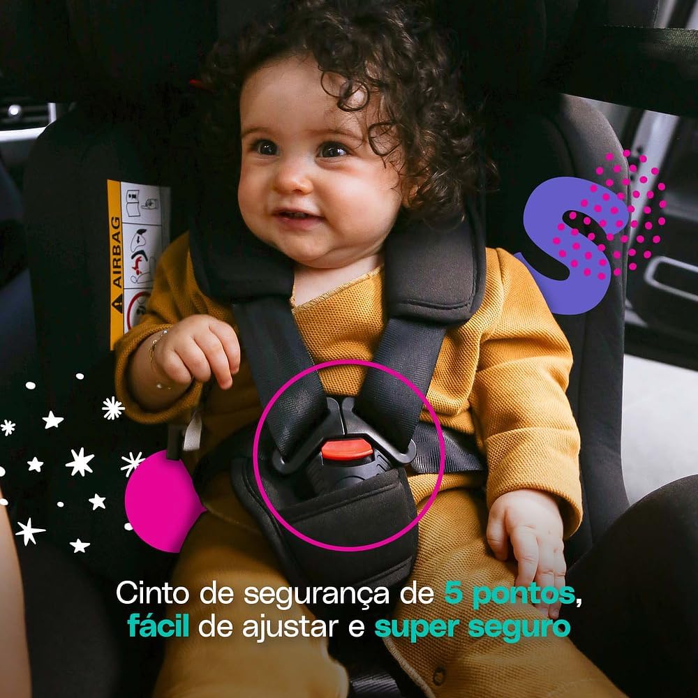 Cadeirinha para Auto Cosco Progress até 36kg - 2 Posições de Inclinação — foto 5