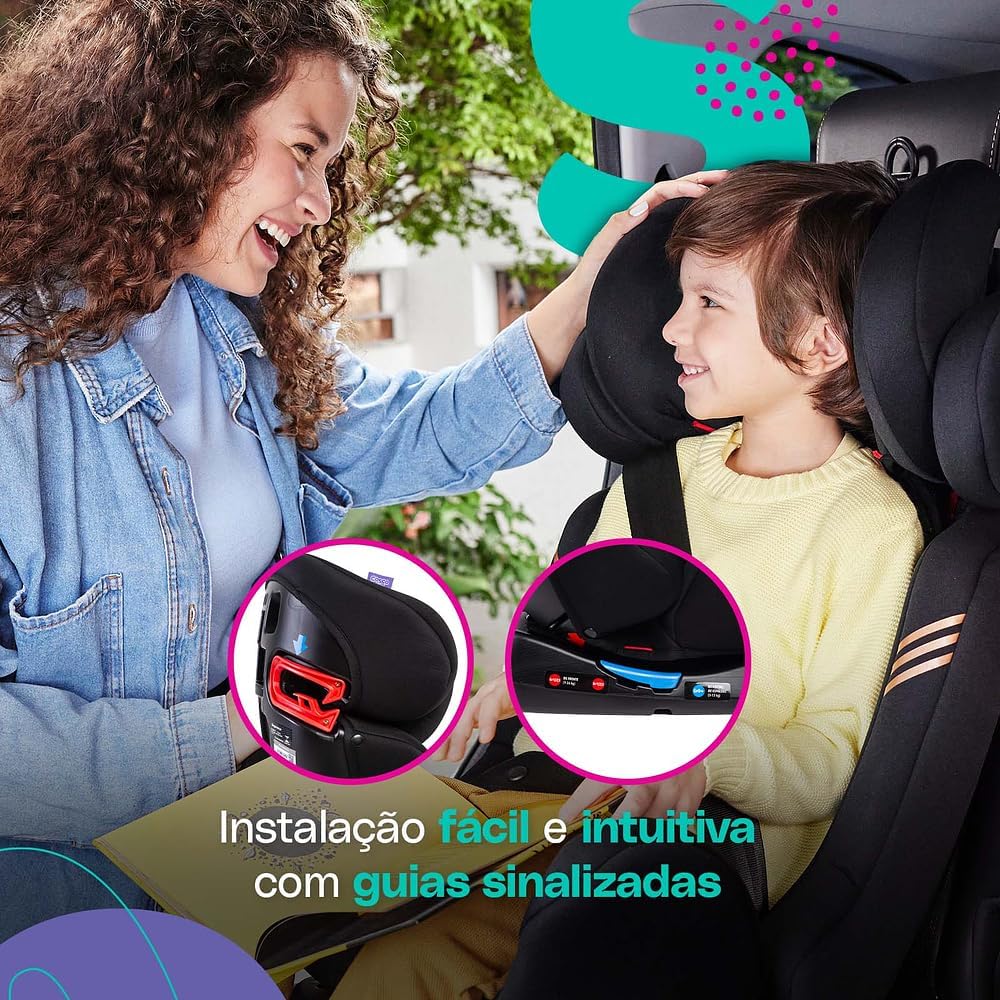 Cadeirinha para Auto Cosco Progress até 36kg - 2 Posições de Inclinação — foto 6