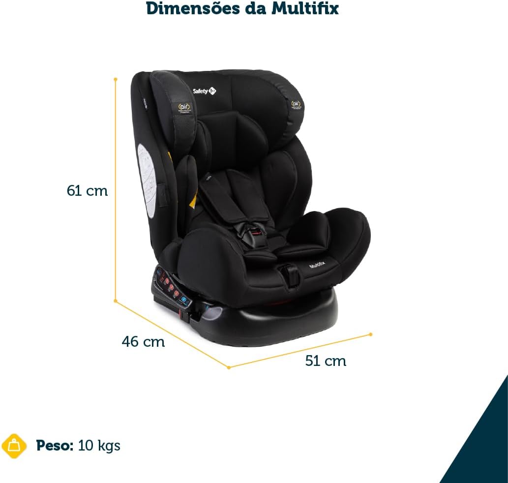 Cadeirinha para Auto Safety 1st Multifix 0 a 36kg com Air Protect — foto 4