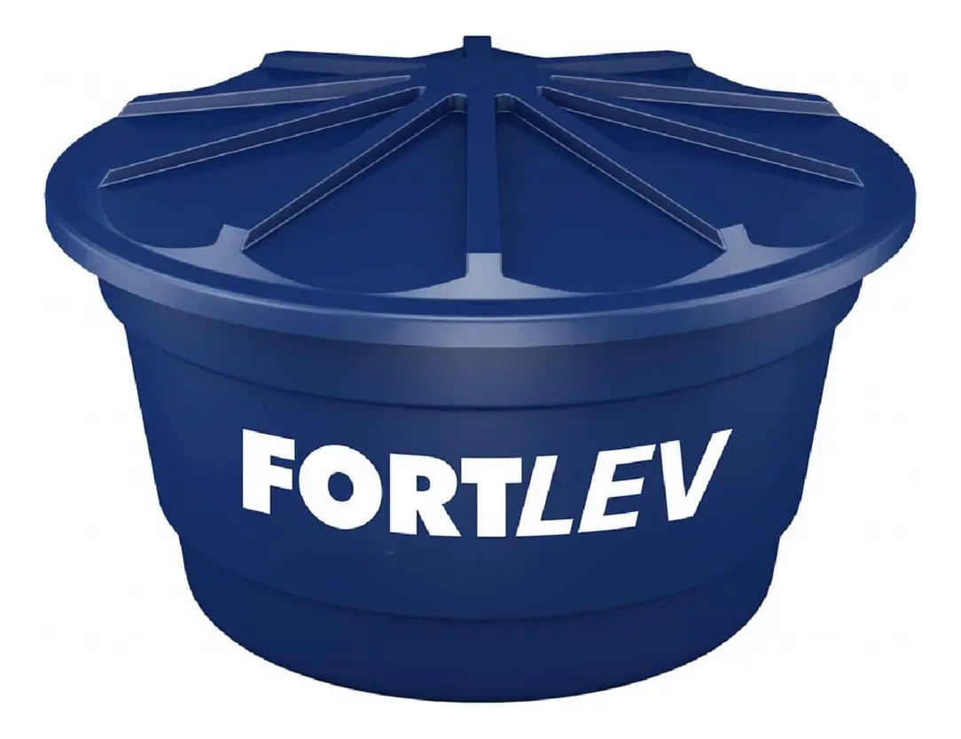 Caixa d'água Fortlev 750L Azul em Polietileno — foto 2