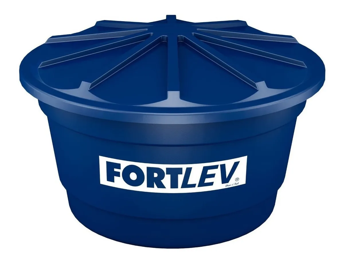 Caixa d'água vertical Fortlev 150L em polietileno — foto 2