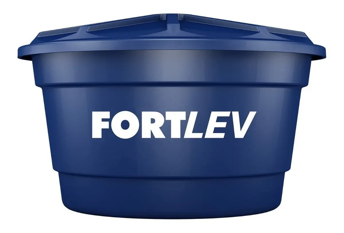 Caixa d'água vertical Fortlev 150L em polietileno