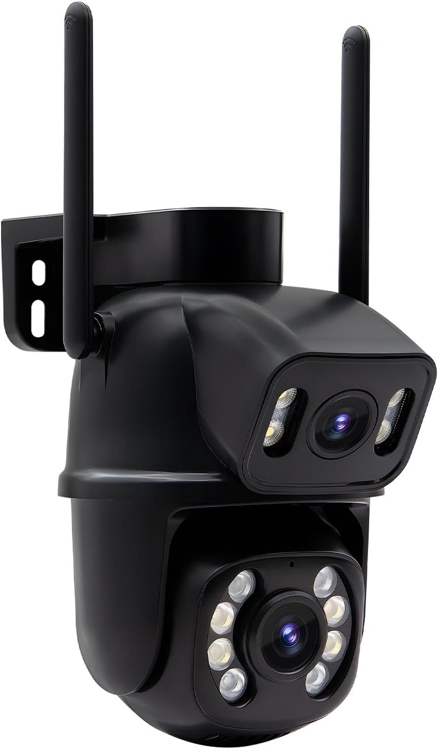 Câmera IP Sem Fio de Segurança Externa HD 3MP - Visão Noturna Infravermelha, IP66