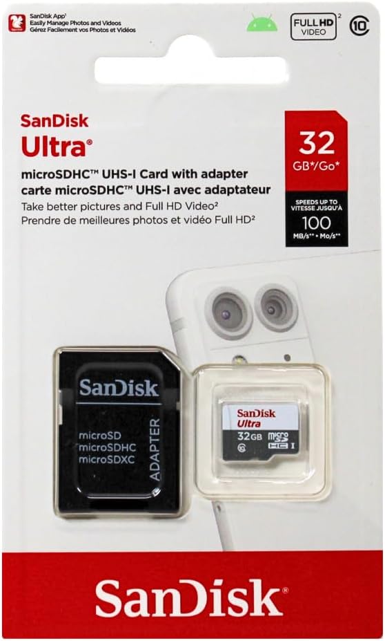Cartão de Memória SanDisk Ultra Micro SD 32GB