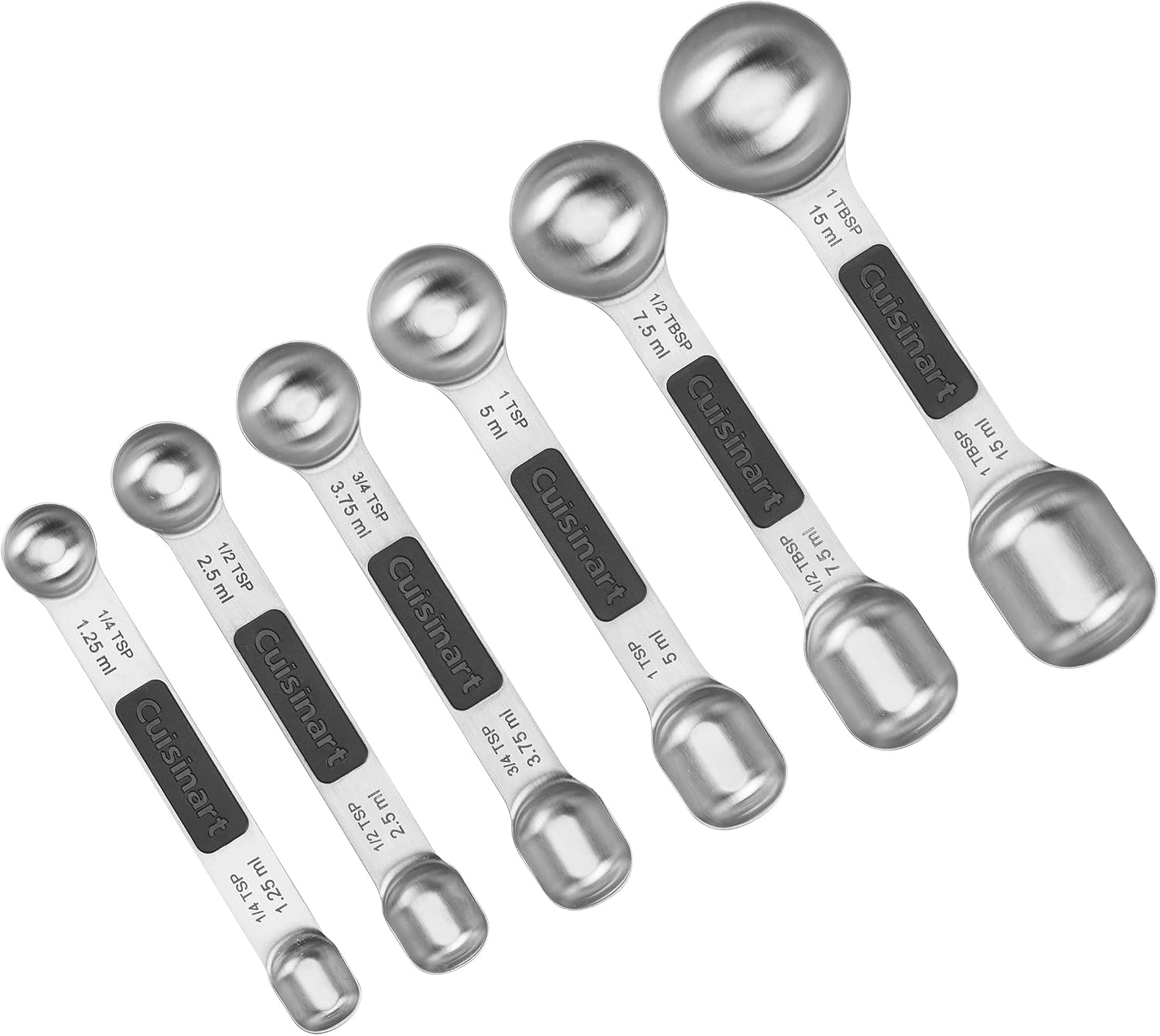 Cuisinart CTG-00-6MSP Conjunto de Colheres Magnéticas de Medição em Aço Inoxidável - 6 Peças