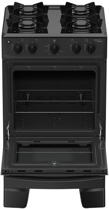 Fogão Automático com Forno de Vidro Duplo - Limpeza Prática — foto 4