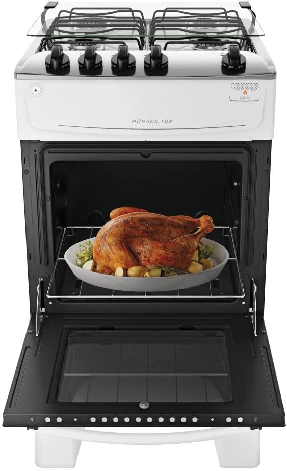 Fogão Brastemp com Acendimento Automático Total, Mesa Inox e Forno 50L — foto 5