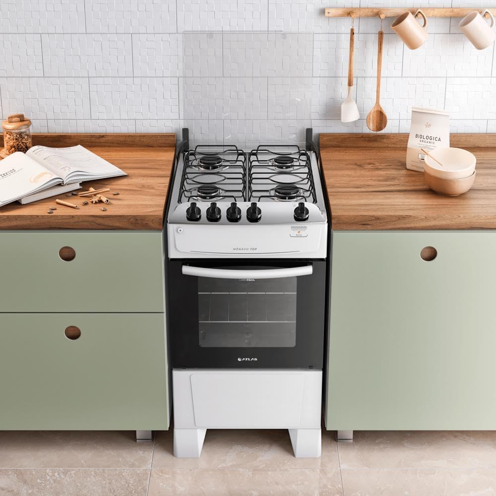 Fogão Brastemp com Acendimento Automático Total, Mesa Inox e Forno 50L — foto 6