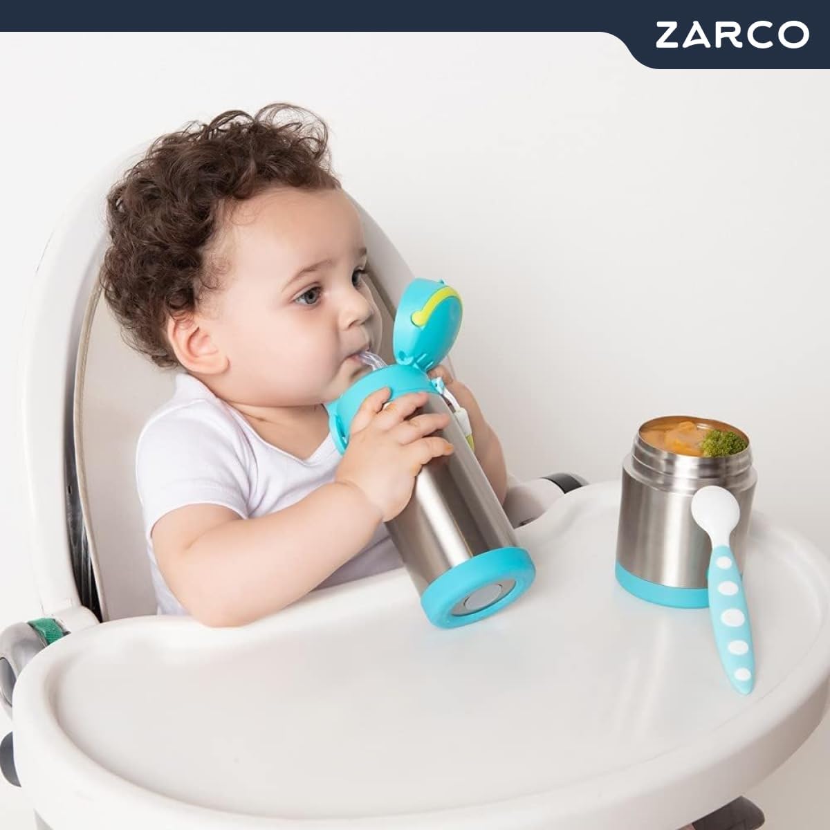 Garrafa Térmica Inox 400ml com Trava de Segurança e Canudo — foto 5