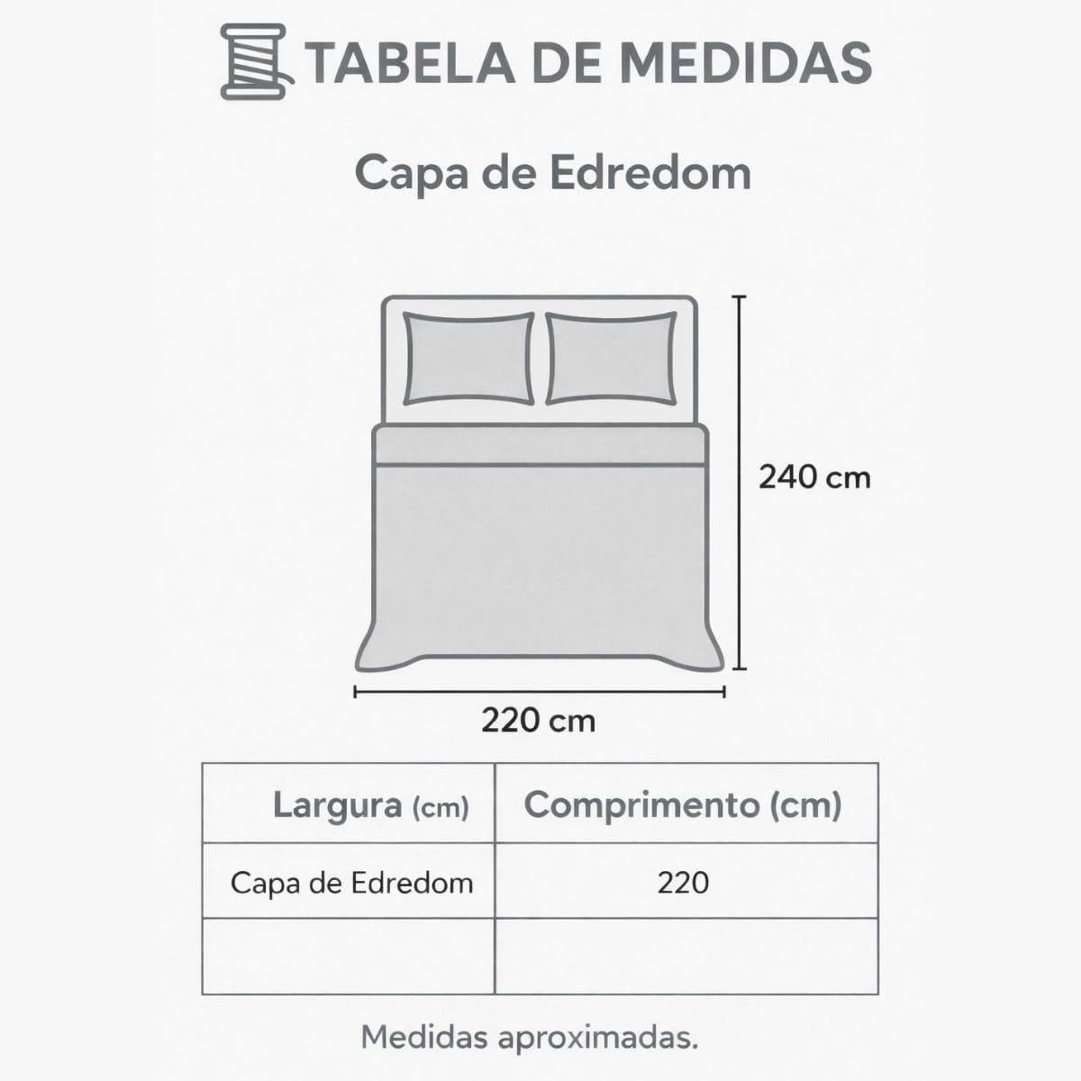 Capa de Edredom Casal/Queen 400 Fios Toque Acetinado — foto 4