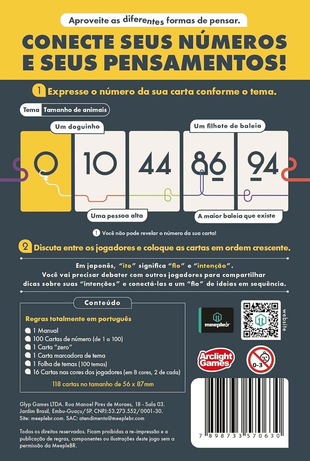 Jogo de Cartas Cooperativo Ito - Party Game Japonês — foto 3