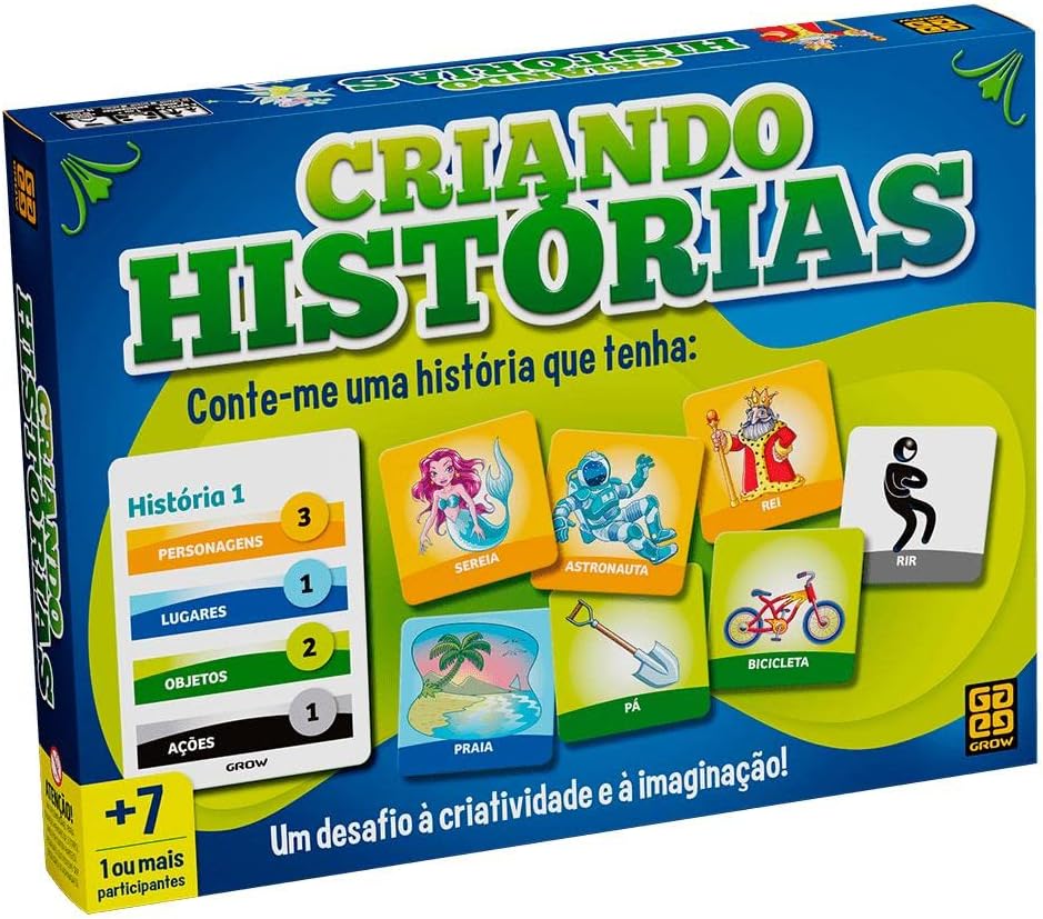 Jogo Educativo Criando Histórias - Estimula Criatividade e Fluência