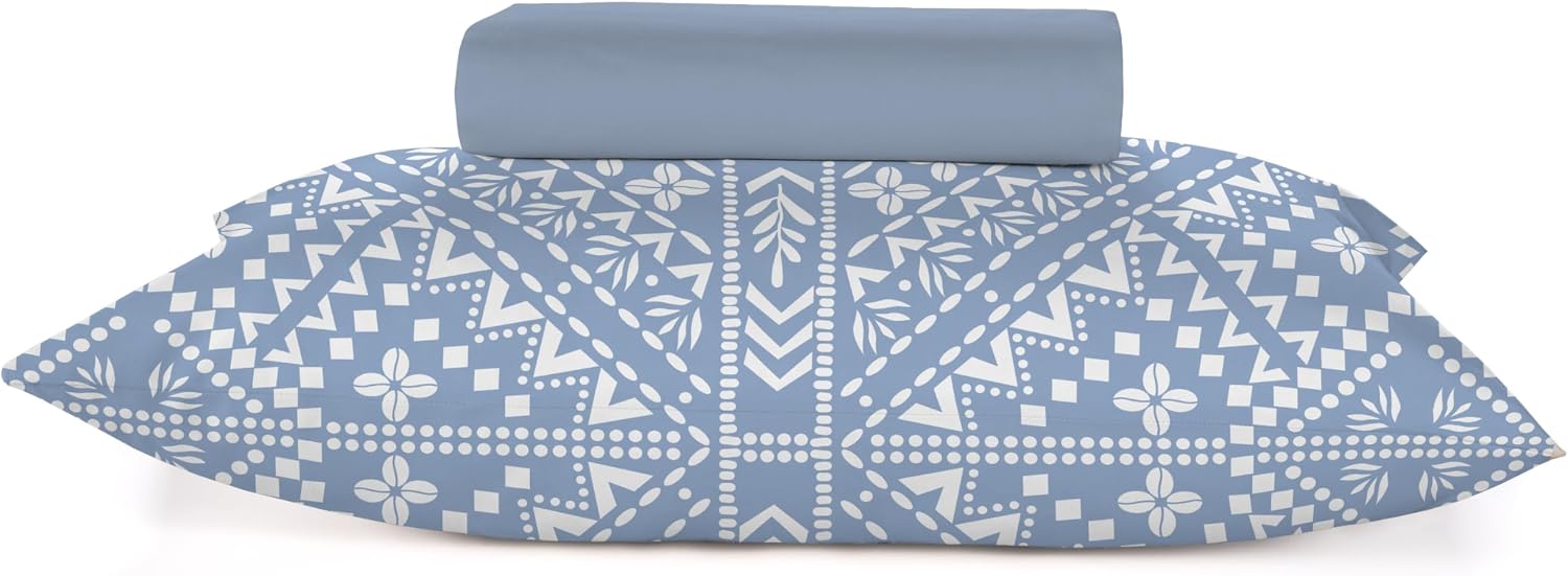 Teka Jogo de Roupa de Cama Solteiro Diamante 100% Algodão 150 Fios