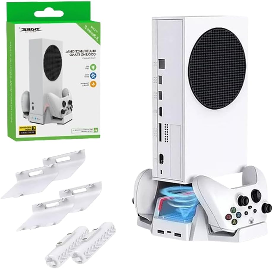 Kit de Baterias Recarregáveis para Xbox Series S - 2 Unidades com Indicador LED