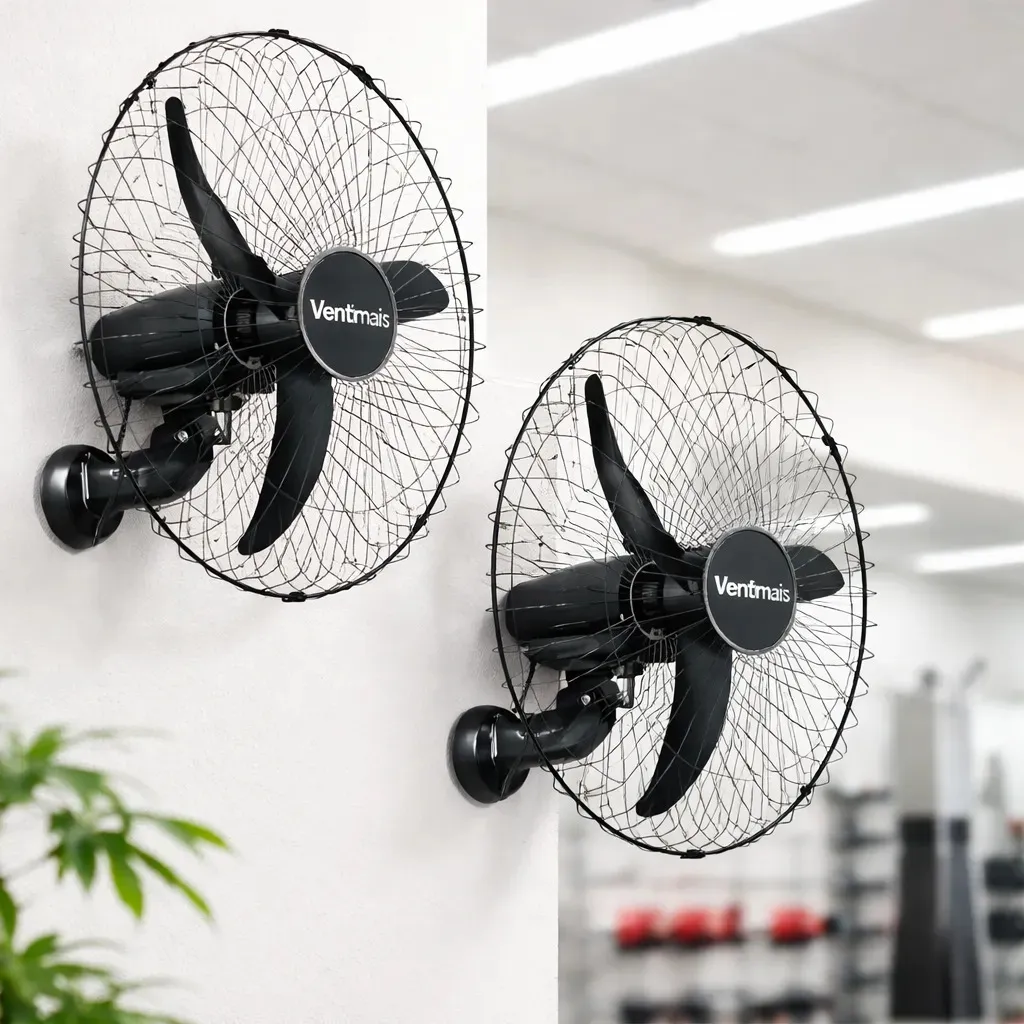 Kit 2 Ventiladores de Parede Ventimais Premium VOP60cm 200W Bivolt — foto 2