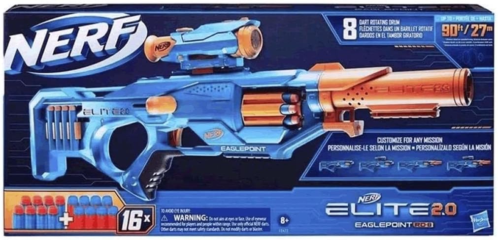 Nerf Elite 2.0 Eaglepoint RD-8 - Lançador de Brinquedo — foto 6