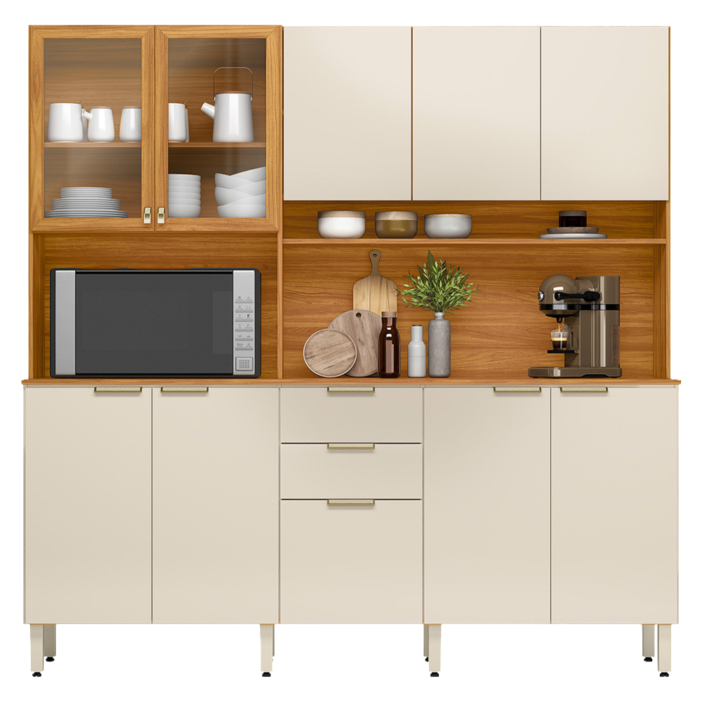 Cozinha Compacta 10 Portas 02 Gavetas Amora Demóbile — foto 4