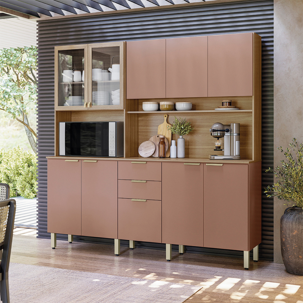 Cozinha Compacta 10 Portas 02 Gavetas Amora Demóbile — foto 10