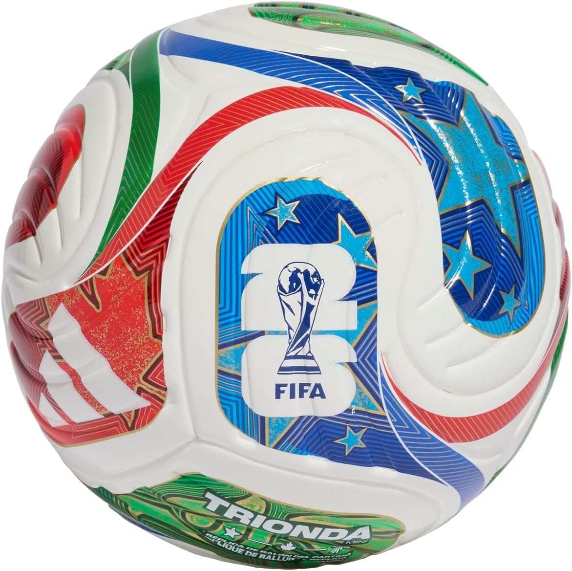 Mini Bola Adidas Trionda FIFA 2026 - Tamanho Compacto