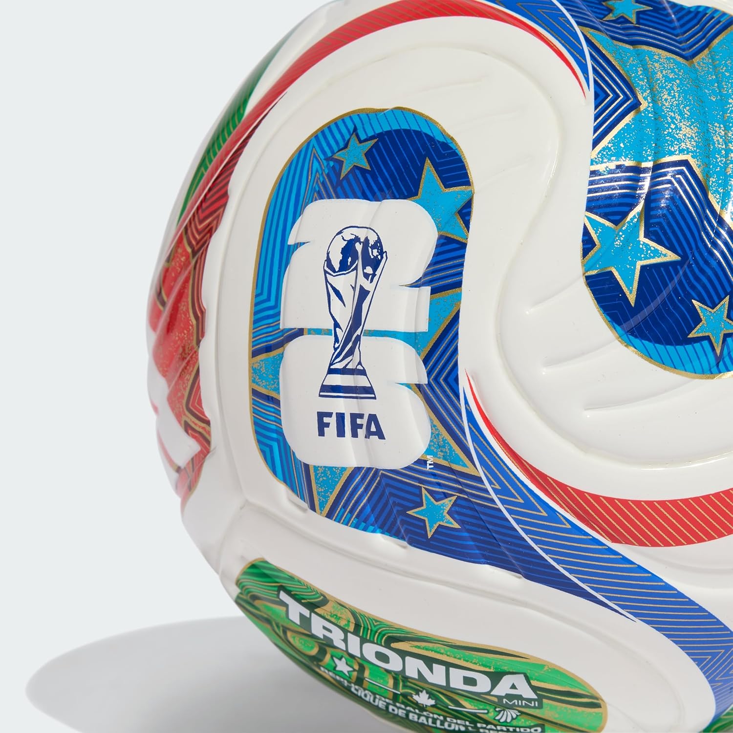 Mini Bola Adidas Trionda FIFA 2026 - Tamanho Compacto — foto 4