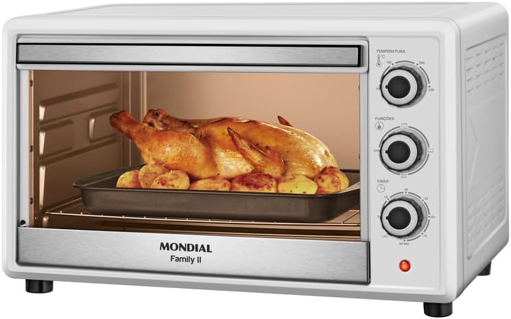 Forno Elétrico Mondial FRN-42-W Family II 42L Branco/Inox 1600W 220V