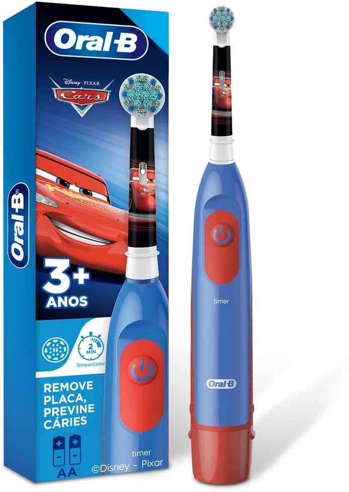 Oral-B Escova de Dente Elétrica Infantil Disney Carros