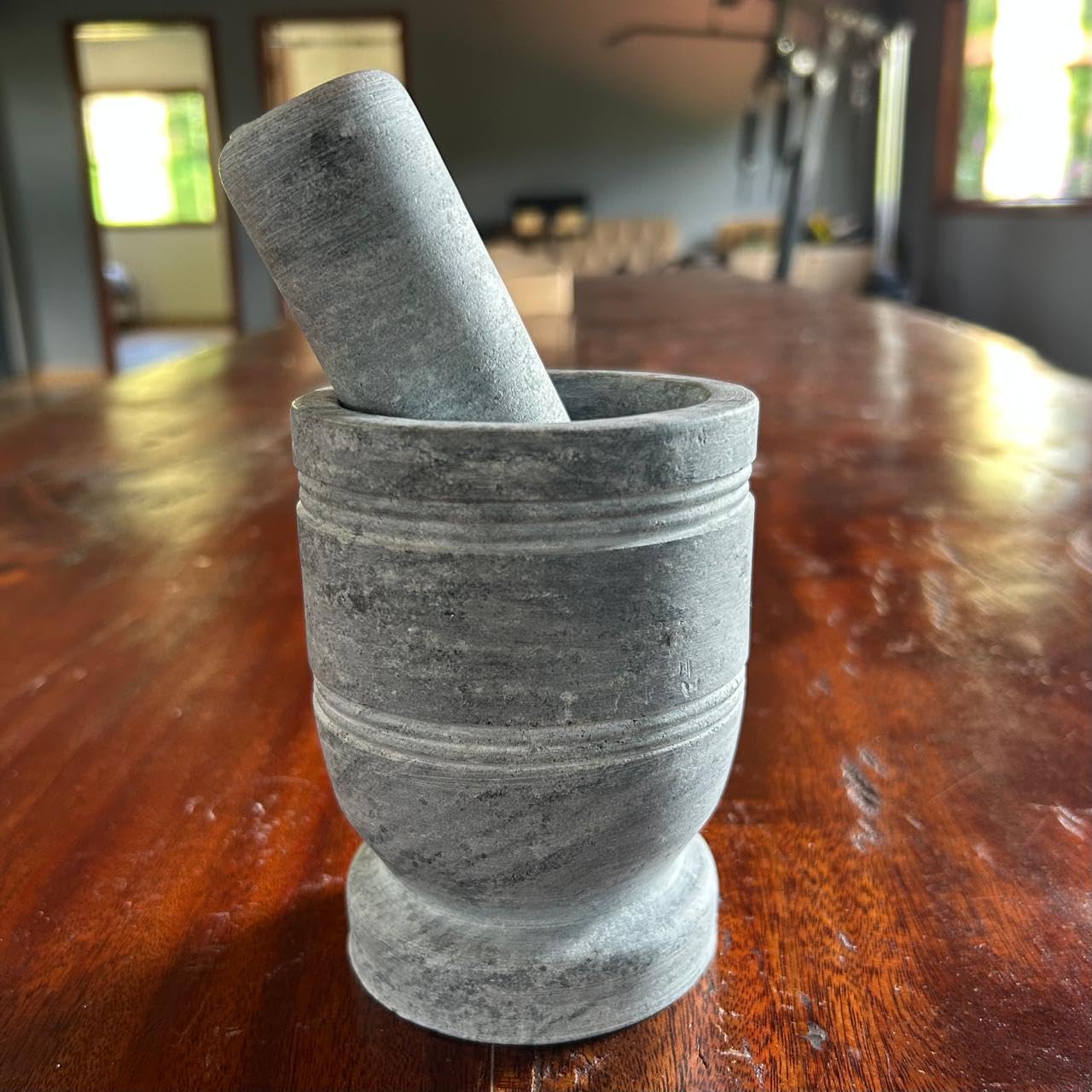 Pilão de Pedra Sabão Grande Resistente — foto 6