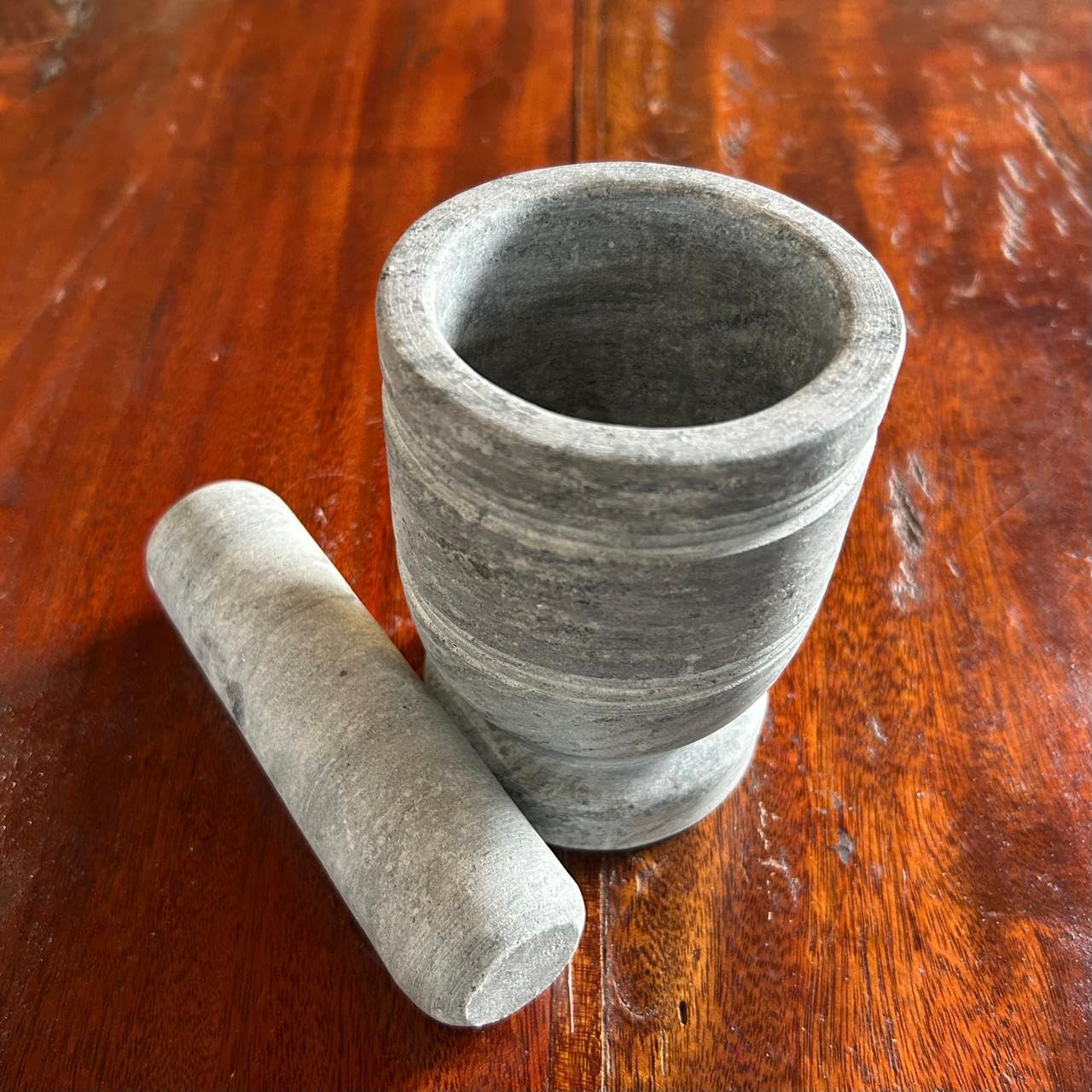 Pilão de Pedra Sabão Grande Resistente — foto 2
