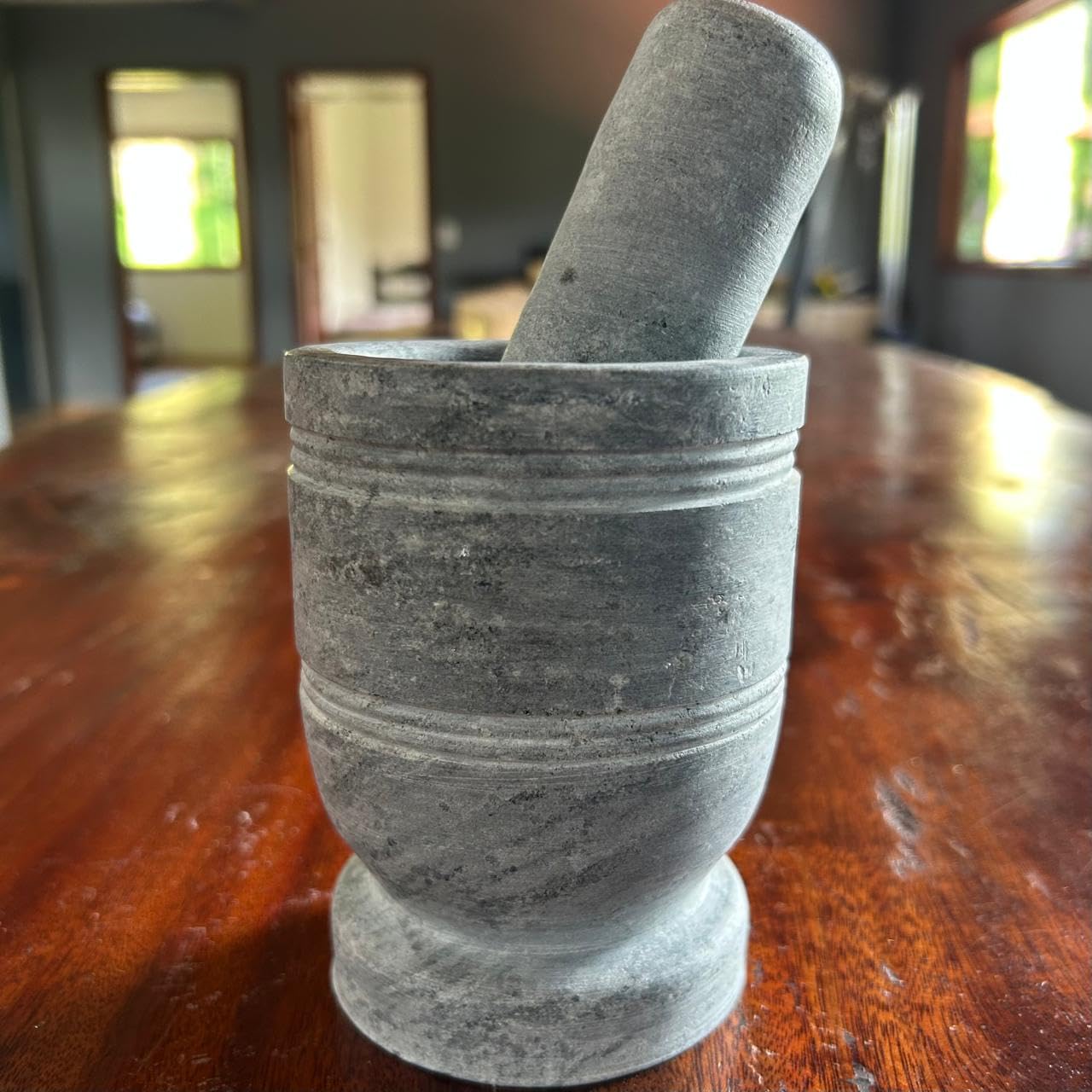 Pilão de Pedra Sabão Grande Resistente — foto 4