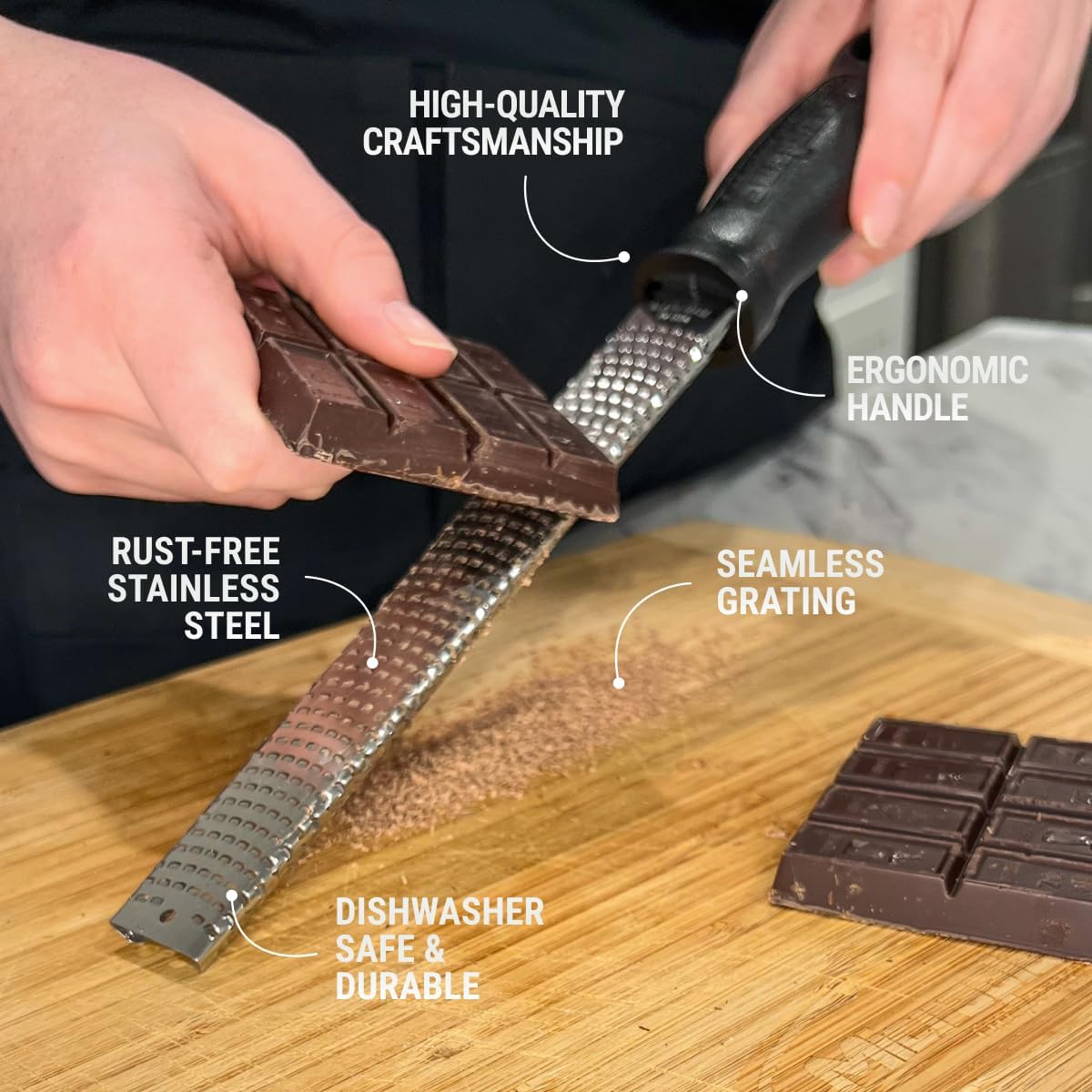 Ralador Zester Microplane Premium Classic com Lâmina em Aço Inoxidável — foto 4