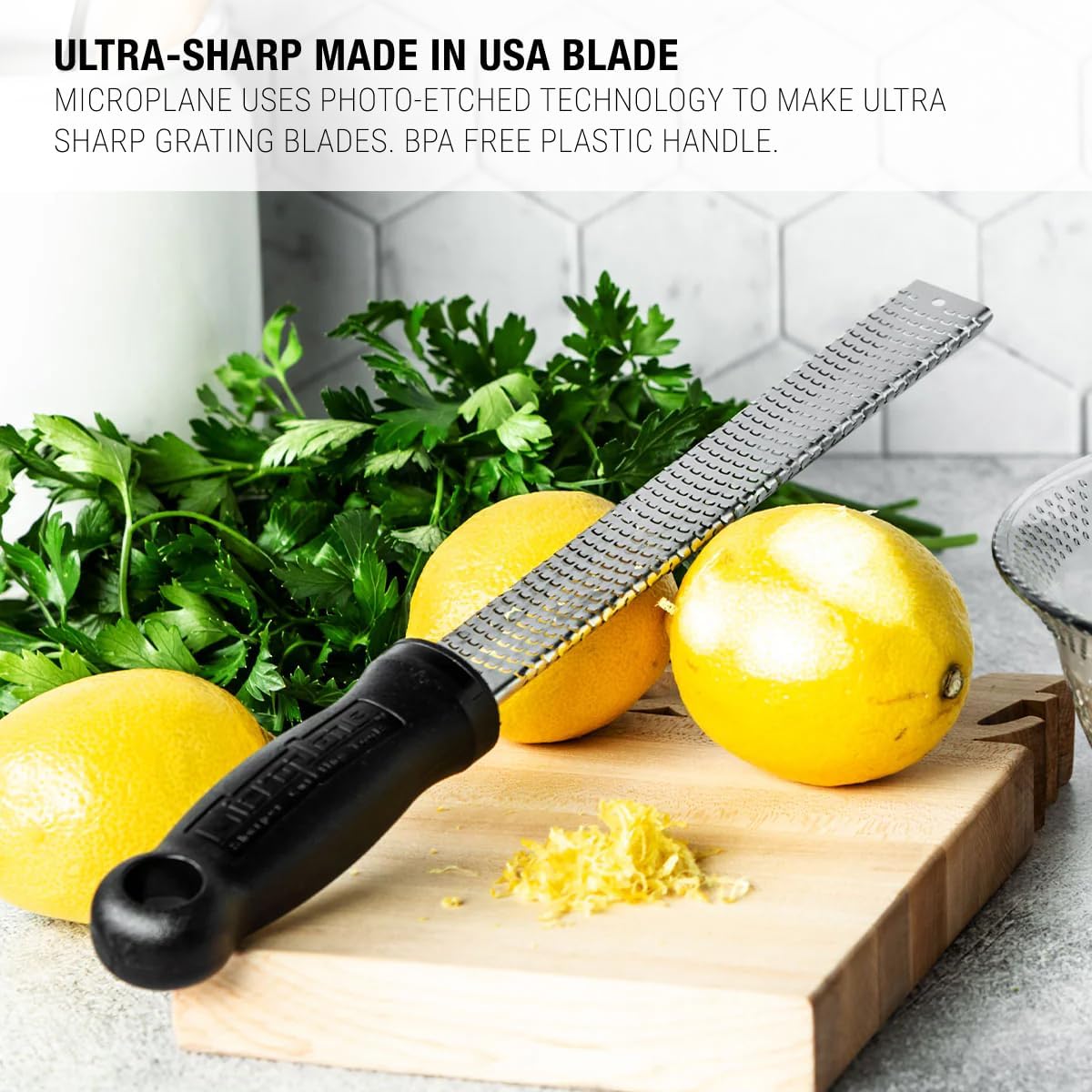 Ralador Zester Microplane Premium Classic com Lâmina em Aço Inoxidável — foto 2