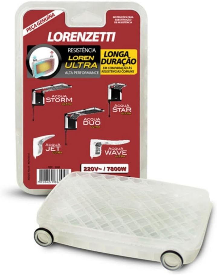 Resistência Acqua Ultra 220V 7800W 3065B - Lorenzetti