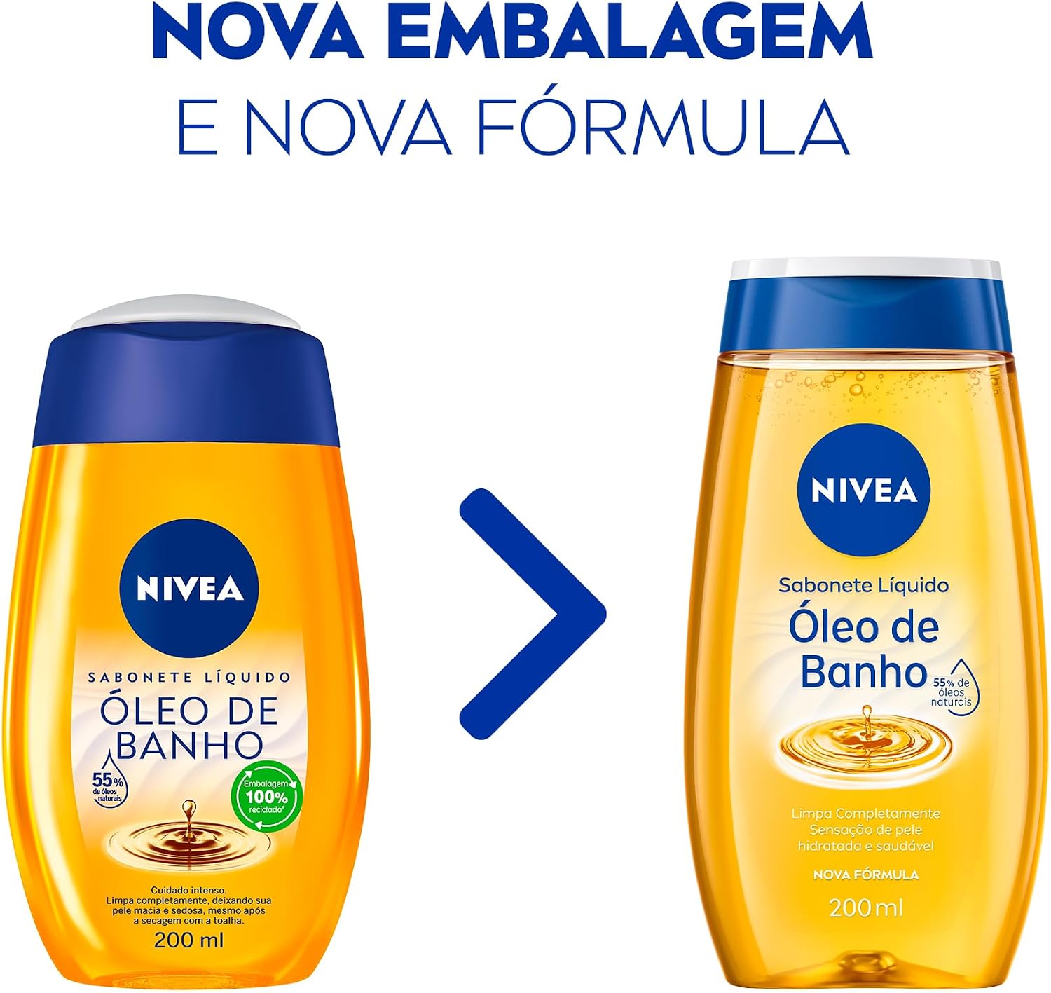 Sabonete Hidratante com 55% de Óleos Naturais - 500ml — foto 3
