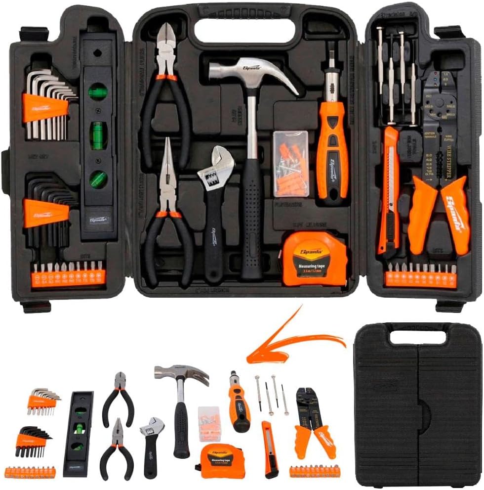 Sparta Kit de Ferramentas com 129 Peças e Maleta Organizadora