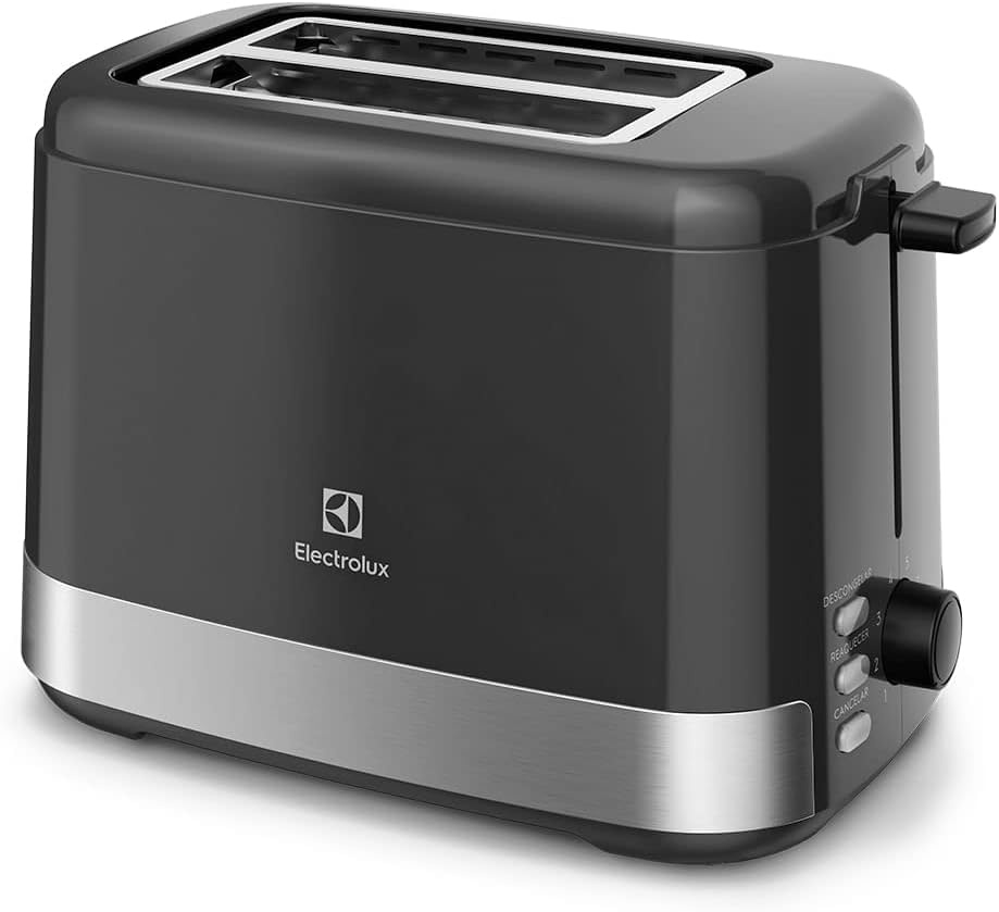 Torradeira Electrolux Efficient ETS10 com 8 Níveis de Tostagem e Bandeja Coletora de Migalhas