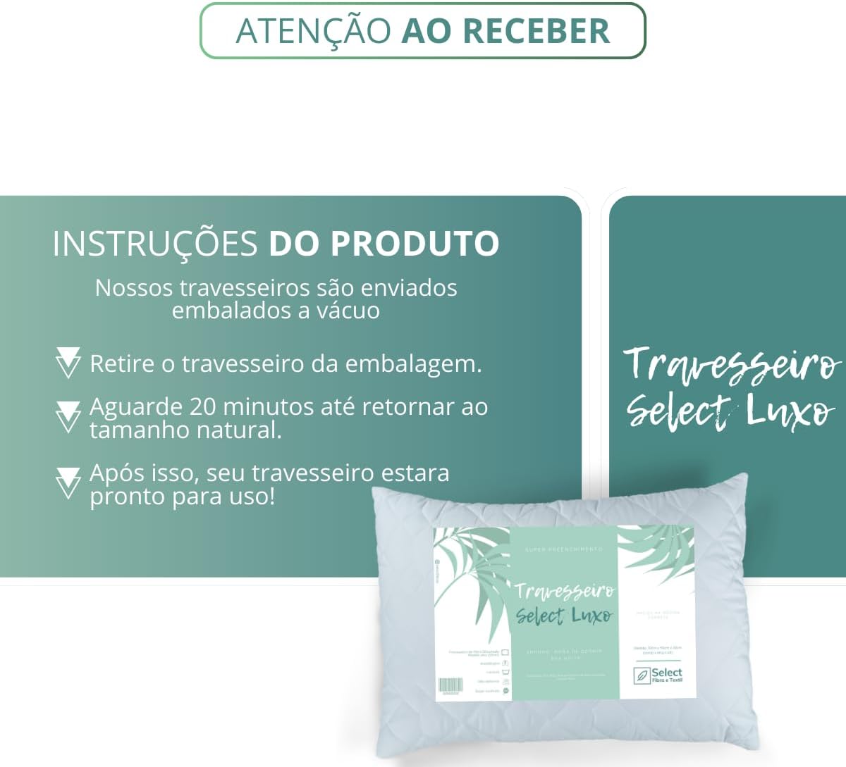 Travesseiro Antialérgico de Fibra de Silicone com Altura Ajustável — foto 5