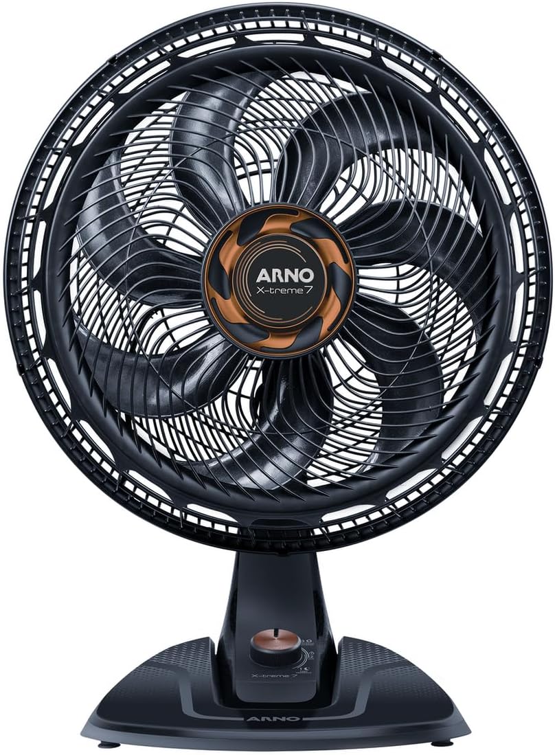 Ventilador de Mesa Arno X-TREME 7 Cinza 40cm VE71 150W 3 Velocidades Oscilação 80º