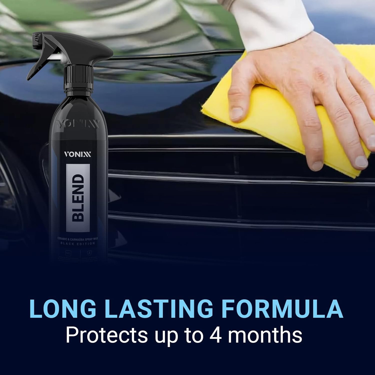 Vonix Blend Ceramic & Carnaúba Spray Wax Black Edition — foto 6